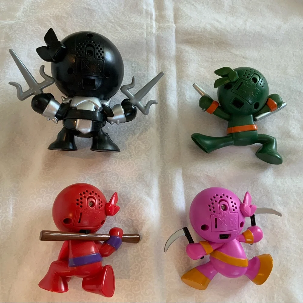 Fart Ninjas Qty 4 Motion Sounds Farty Pack Kids Toys WORKING  A1